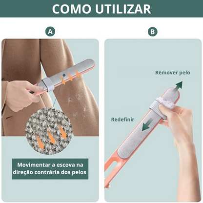 Escova removedora de pelos